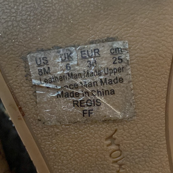 SAM EDELMAN Regis Leopard-Print Calf Hair Wedge Sandals Size 8M - Picture 13 of 13